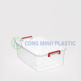 Thùng Nhựa Chữ Nhật Có Nắp 45 Lít