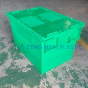 Thùng nhựa có nắp cài card