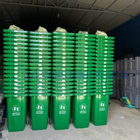 Thùng Rác Nhựa 120 Lít