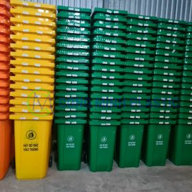 Thùng Rác Nhựa 120 Lít