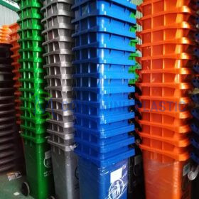 Thùng Rác Nhựa 120 Lít