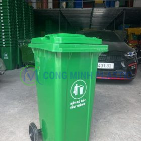 Thùng Rác Nhựa 120 Lít