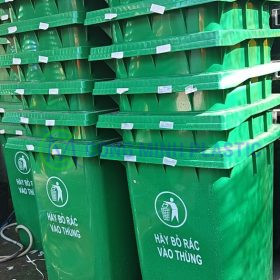 Thùng Rác Nhựa 360 Lít