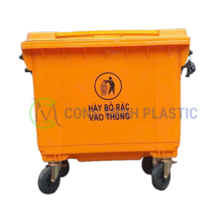 Thùng Rác Nhựa 660 Lít
