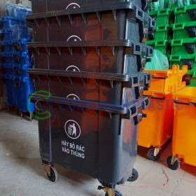 Thùng Rác Nhựa 660 Lít