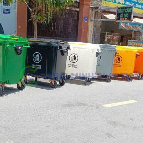 Thùng Rác Nhựa 660 Lít