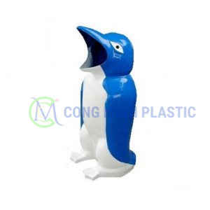 Thùng Rác Nhựa Composite Hình Chim Cánh Cụt CM06