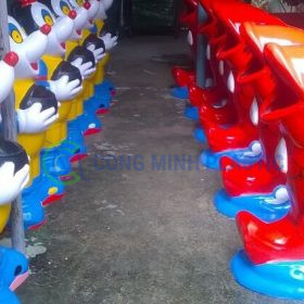 Thùng Rác Composite Hình Gấu Trúc