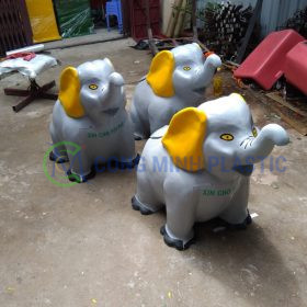 Thùng Rác Nhựa Composite Hình Con Voi CM08