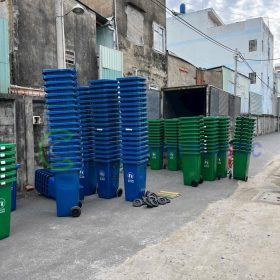 Thùng Rác Nhựa 100 Lít