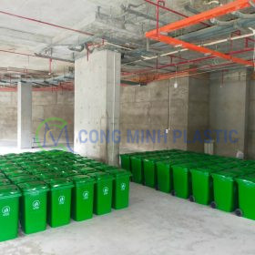 Thùng Rác Nhựa Composite 120 Lít