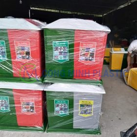 Thùng Rác Nhựa Composite 2 Ngăn