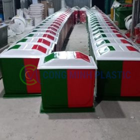 Thùng Rác Nhựa Composite 2 Ngăn