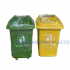 Thùng Rác Nhựa Composite 60 Lít Nắp Kín