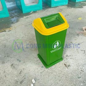 Thùng Rác Nhựa Composite 60 Lít Nắp Lật