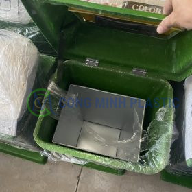 Thùng Rác Nhựa Composite 60 Lít Nắp Lật