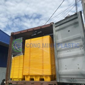 Pallet Chống Tràn 2 Phuy Cao