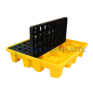 Pallet Chống Tràn 4 Phuy Cao