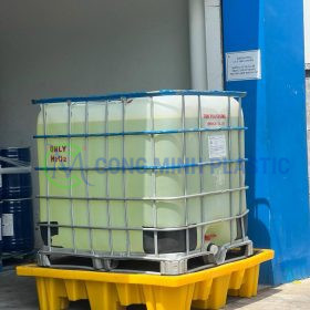 Pallet Chống Tràn 4 Phuy Cao