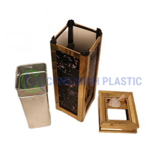 Thùng Rác Inox Đá Hoa Cương CM03