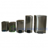 Thùng Rác Inox Đạp Chân Vuông CM02