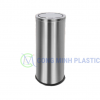 Thùng Rác Inox Nắp Lật 60 Lít