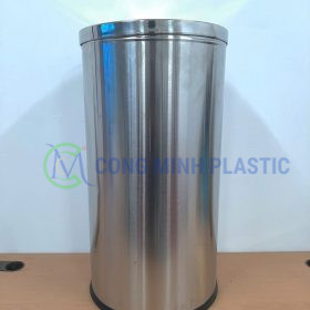 Thùng Rác Inox Nắp Lật 12 Lít