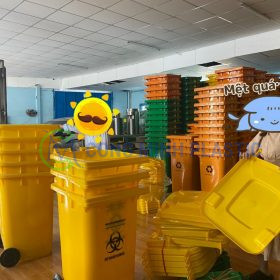 Thùng Rác Nhựa Y Tế 240 Lít