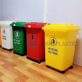 Thùng Rác Nhựa Y Tế 60 Lít