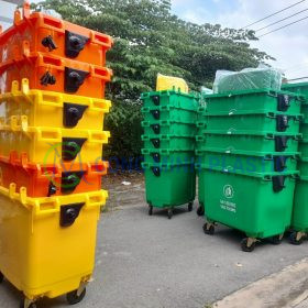 Thùng Rác Nhựa Y Tế 660 Lít