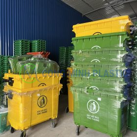 Thùng Rác Nhựa Y Tế 660 Lít