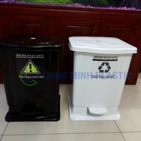 Thùng Rác Nhựa Y Tế 25 lít Đạp Chân