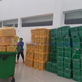 Thùng Rác Nhựa Y Tế 15 Lít Đạp Chân