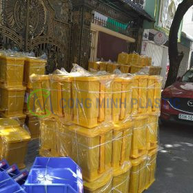 Thùng Rác Nhựa Y Tế 15 Lít Đạp Chân