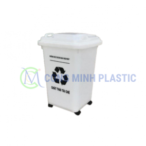 Thùng Rác Nhựa Y Tế 60 Lít