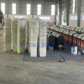 Thùng Rác Thép 2 Ngăn Ngoài Trời