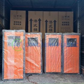 Thùng Rác Thép Giả Gỗ Vuông CM02