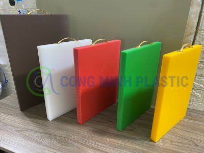 Thớt nhựa thực phẩm chữ nhật CM01