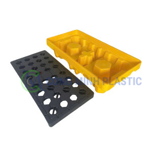 Pallet Chống Tràn 2 Phuy Cao BVMT