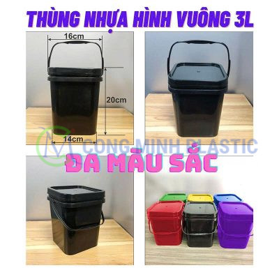 Xô Vuông 3 Lít MB