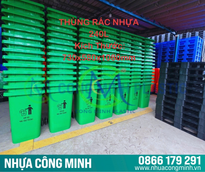 THÙNG RÁC NHỰA HDPE