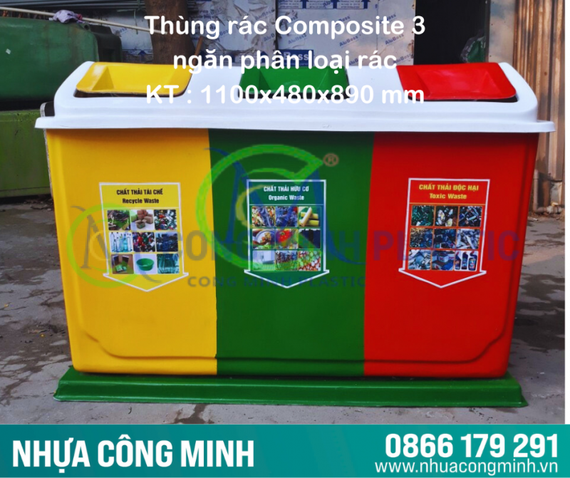 THÙNG RÁC NHỰA COMPOSITE #1