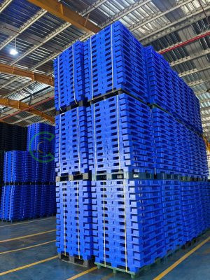 Pallet Nhựa Lót Sàn Mặt Bít CM6060-100